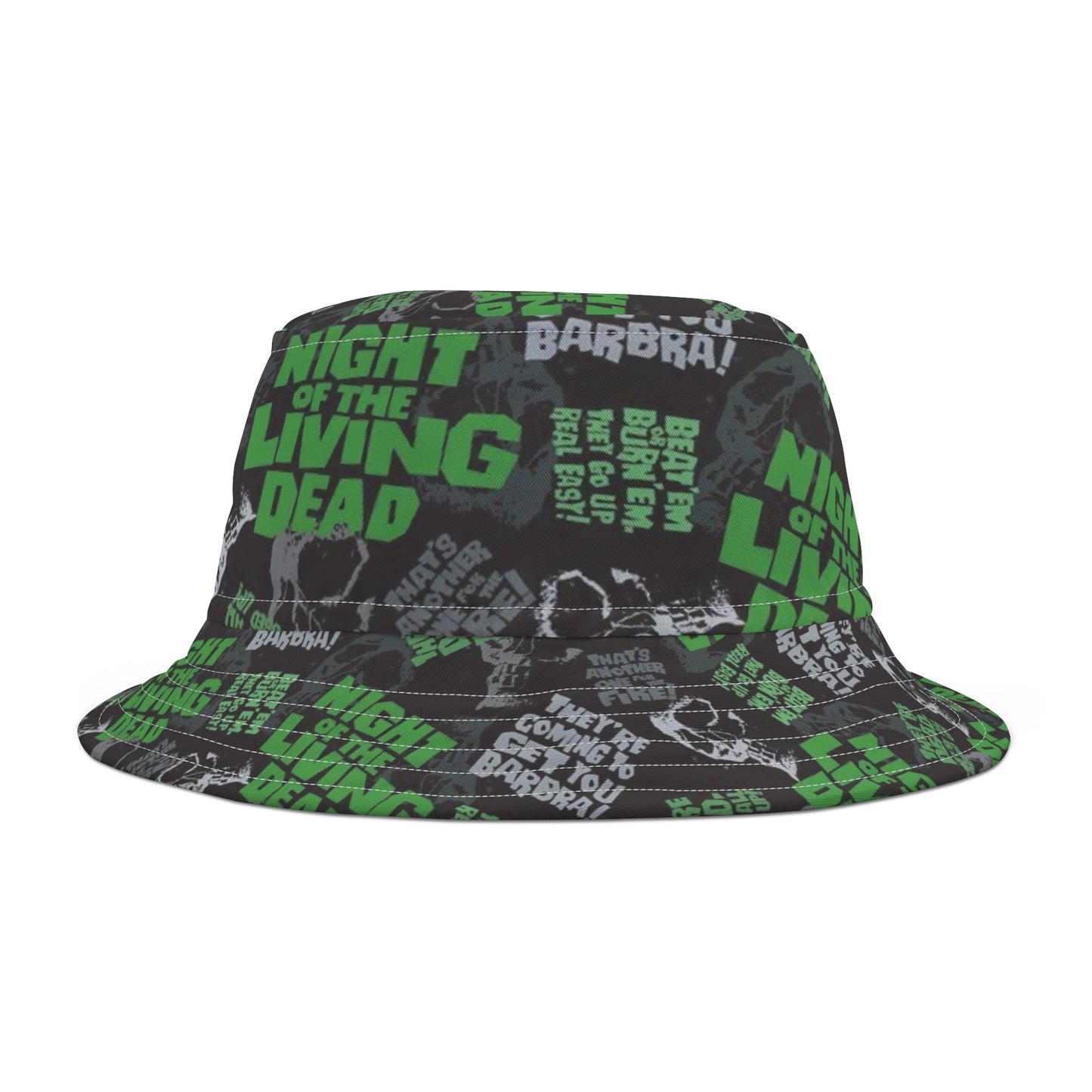 NIGHT of the LIVING DEAD Famous Quotes Bucket Hat