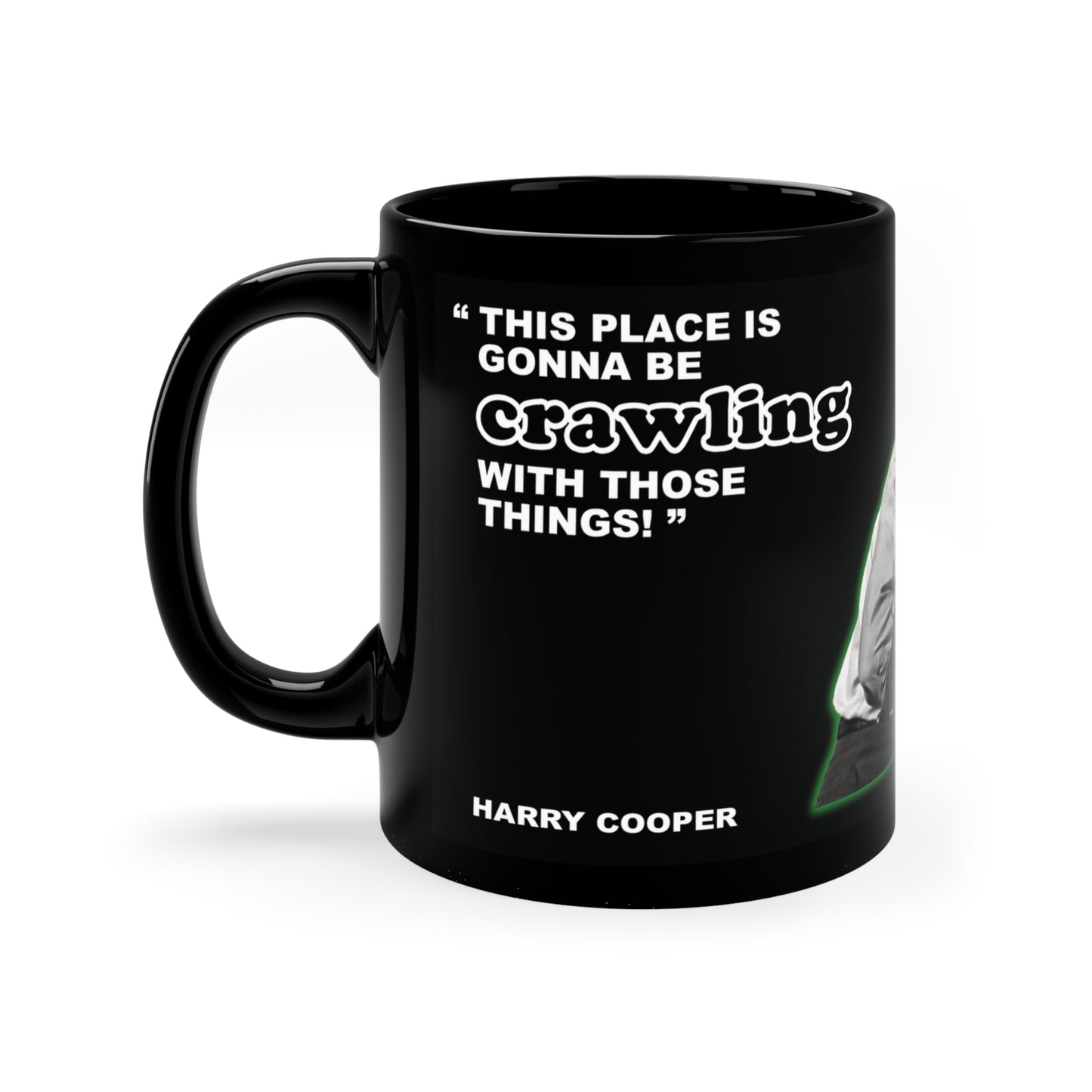 NIGHT of the LIVING DEAD "Harry Cooper" Essential Black Mug, 11oz.