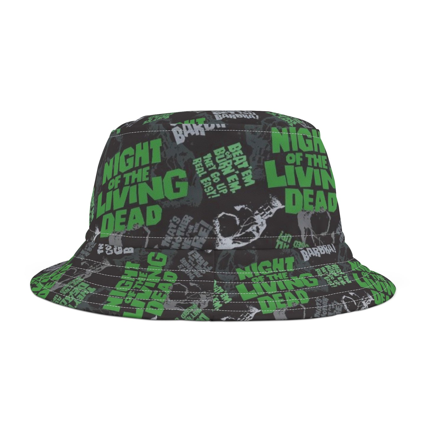 NIGHT of the LIVING DEAD Famous Quotes Bucket Hat