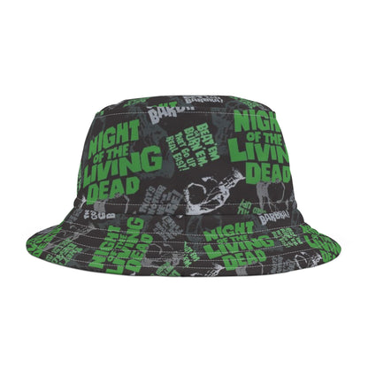 NIGHT of the LIVING DEAD Famous Quotes Bucket Hat