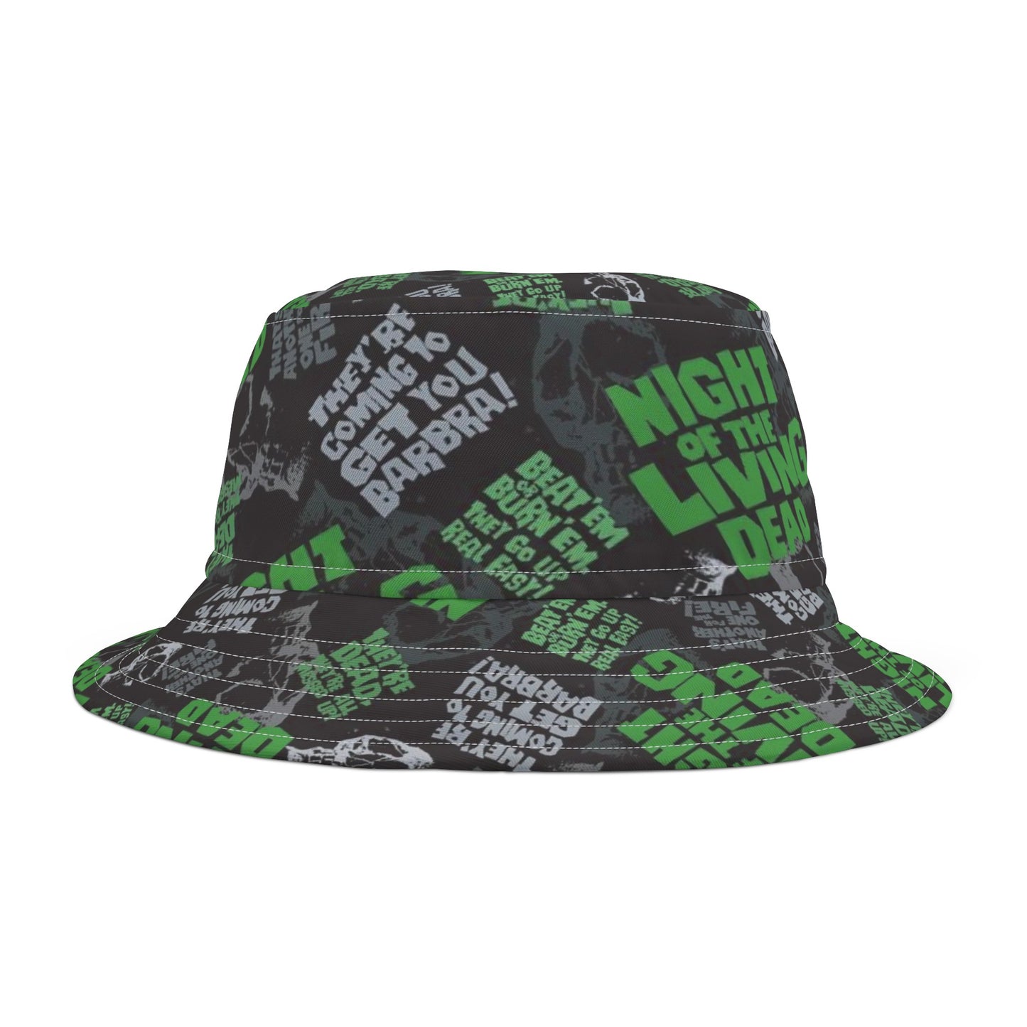 NIGHT of the LIVING DEAD Famous Quotes Bucket Hat