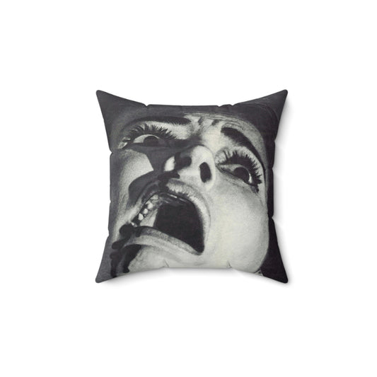 "Helen's Death" NIGHT OF THE LIVING DEAD Spun Polyester Square Pillow