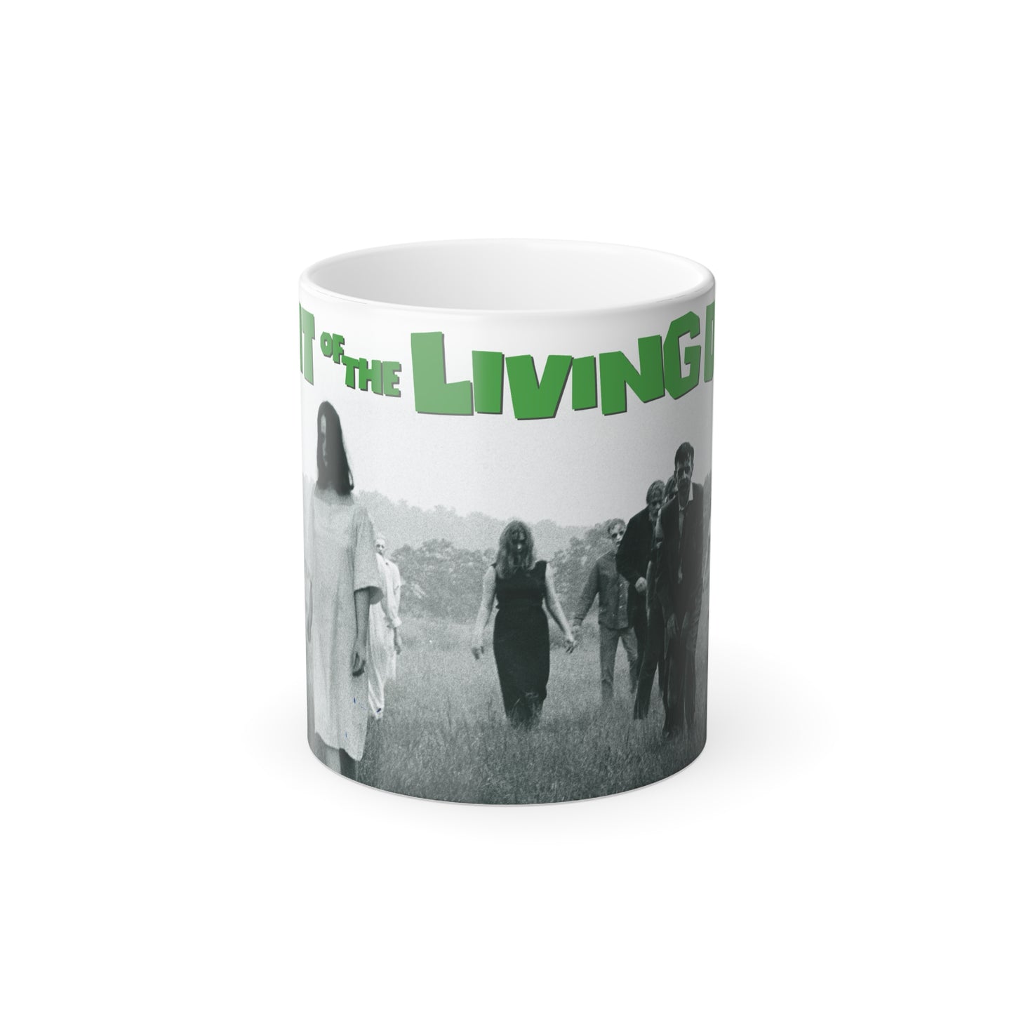 HEAT-CHANGE "Ghouls in the Field" NIGHT of the LIVING DEAD Morphing Mug, 11oz