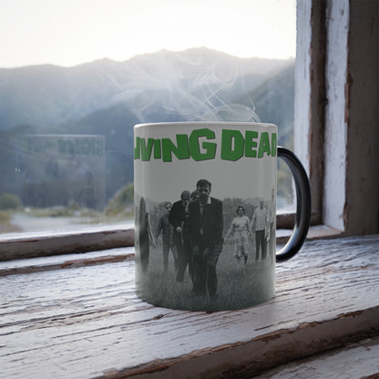 HEAT-CHANGE "Ghouls in the Field" NIGHT of the LIVING DEAD Morphing Mug, 11oz